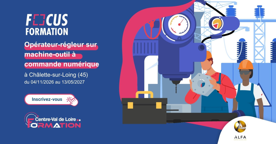 Focus operateur regleur machine outil commande numerique