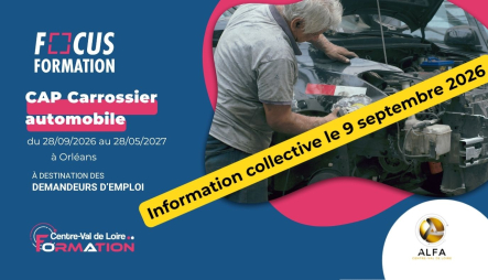 Focus formation carrossier 2026 information  collective le 9 septembre 2026