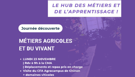 découverte métiers du vivant cma37