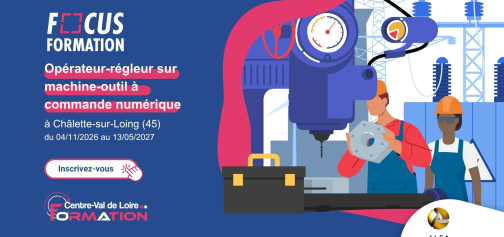 Focus operateur regleur machine outil commande numerique