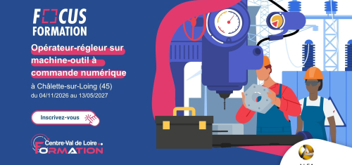Focus operateur regleur machine outil commande numerique
